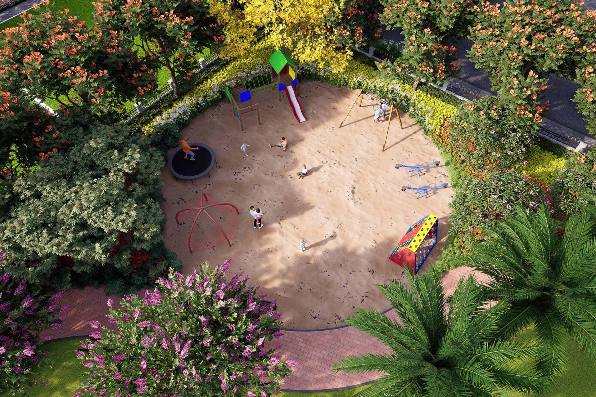 Themed green spaces